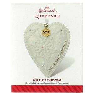 Hallmark 2014 Our First Christmas ornament